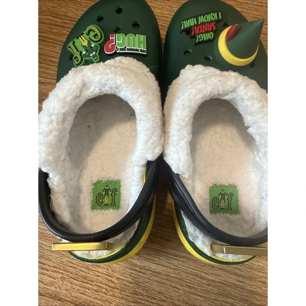 Buddy The‎ Elf Crocs Sherpa Fleece Lined J2